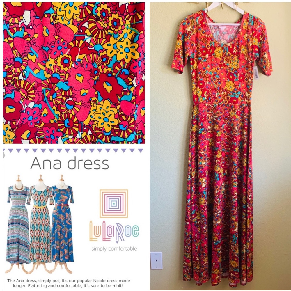 NWT LuLaRoe Ana Maxi Dress